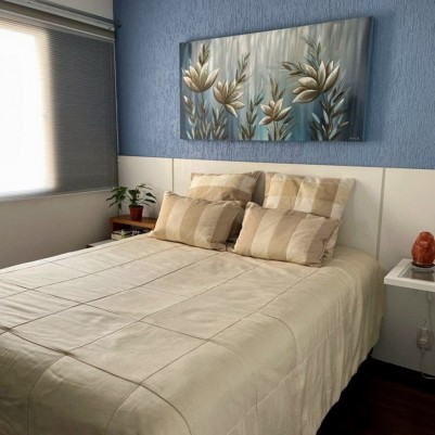 Quadro decorativo floral moderno abstrato,modelo 3, cor turquesa,  medida  70x150