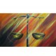 Quadro decorativo para escritório advocatício tema balança da justiça fundo abstrato 2a medida 70x100