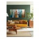 Quadro decorativo pintado a mão tema arvores e passarinhos estilo moderno 3a  70x120 