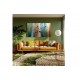 Quadro decorativo pintado a mão tema arvores e passarinhos estilo moderno 3a  70x120 
