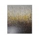Quadro abstrato pintado a mão, marrom, amarelo, medida  160x140 DMalbet