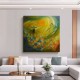 Quadro decorativo pintado a mão Rio de Janeiro , Cristo redentor , corcovado medida 100x100