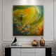Quadro decorativo pintado a mão Rio de Janeiro , Cristo redentor , corcovado medida 60x60
