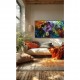 Quadro decorativo abstrato  mandalas 60x120 código 1154