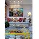 Quadro decorativo abstrato  mandalas 60x100