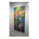 Quadro decorativo pintado a mão Arvores de gatos  medida 60x80 cod 1332