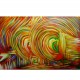 Quadro abstrato pinceladas multicores estilo A medida 80x120