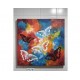 Quadro decorativo pintado a mão borboletas 70x70 