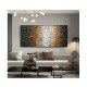 Quadro abstrato pintado a mão 70x140