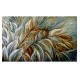Quadro decorativo folhas abstrato medida 70x120 
