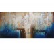 Quadro santa ceia fundo abstrato colorido 2b cor b medida  60x130 