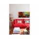  Quadro decorativo pintado a mão borboletas 40x120 