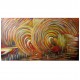 Quadro abstrato pinceladas multicores estilo A medida 100x180