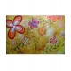 Quadro decorativo abstrato com flores estilizadas medida 100x150