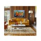 Quadro decorativo pintado a mão peixes 1A medida 80x120 