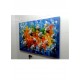 Quadro decorativo pintado a mão peixes 1A medida 80x120 
