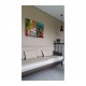Quadro decorativo pintado a mão gatos medida 70x100 