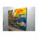 Quadro decorativo pintado a mão tema bike, ciclismo, bicicleta, abstrato,quadro original,medida  80x100 