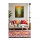 Quadro decorativo pintado a mão paisagem casal vertical medida 70x50