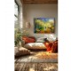 Quadro decorativo pintado a mão paisagem noturna 70x100