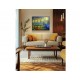 Quadro decorativo pintado a mão paisagem noturna casal 60x80