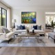 Quadro decorativo pintado a mão paisagem noturna casal 80x120