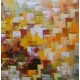 Quadros abstratos multicoloridos pintado a mão para composição cada 30x30 