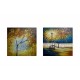 Quadros  pintados a mão quadro árvores bike + quadro arvore série A medida  40x40 Esse anuncio é para comprar o par