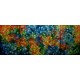 Quadros abstratos multicoloridos pintado a mão para composição medida total 70x180 código 1170