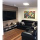 Quadro decorativo pintado a mão peixes 1A medida 80x140 cod 1181