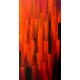 Quadro abstrato  espatulado pintado a mão 80x150 código 550