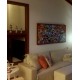 Quadro decorativo pintado a mão peixes 1A medida 80x150 cod 1266