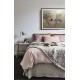 Quadro decorativo pintado a mão tema arvores e passarinhos estilo moderno 2a  funco clarinho 70x90  código 1288