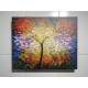 Quadro pintado a mão arvore estilo moderno medida 40x50 1A1D022.A