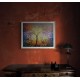 Quadro pintado a mão arvore estilo moderno medida 40x50 1A1D022.A